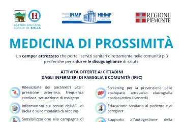 Medicina di prossimità: il Camper IFeC a Massazza